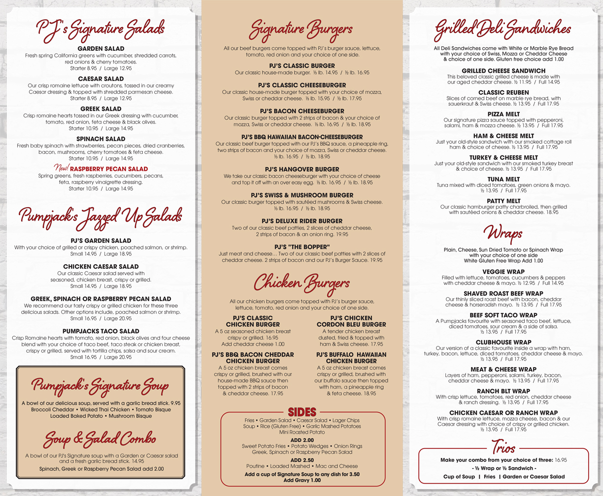 Lunch Menu 2